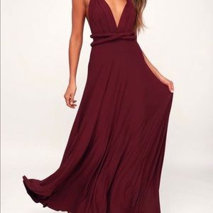 Lulus tricks of the trade maxi dress